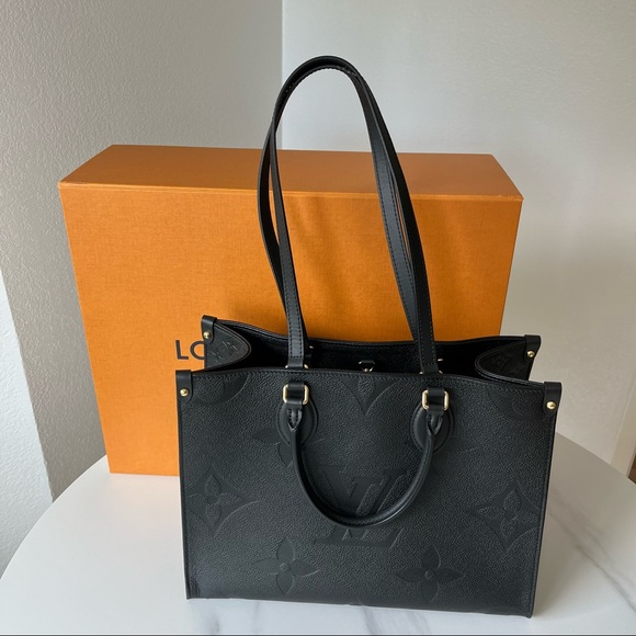 Louis Vuitton Empreinte Monogram Giant Onthego MM Black - NEW! - Picture 5 of 7